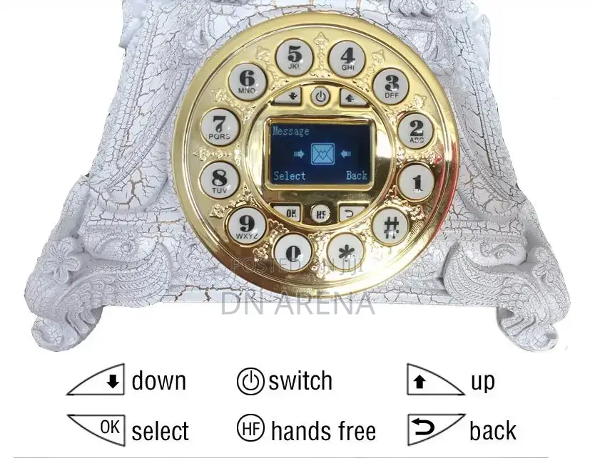 . Antique Functional Telephone (Sim Card/Fixed Line) .