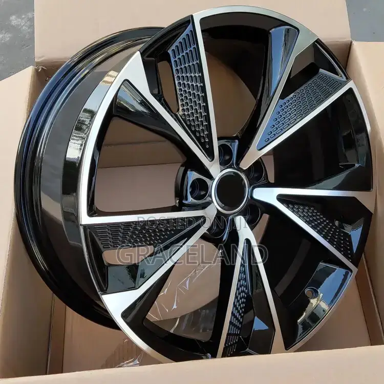 This Is Original Audi Alloy Rims,Rims 20 Mat Black Chrome