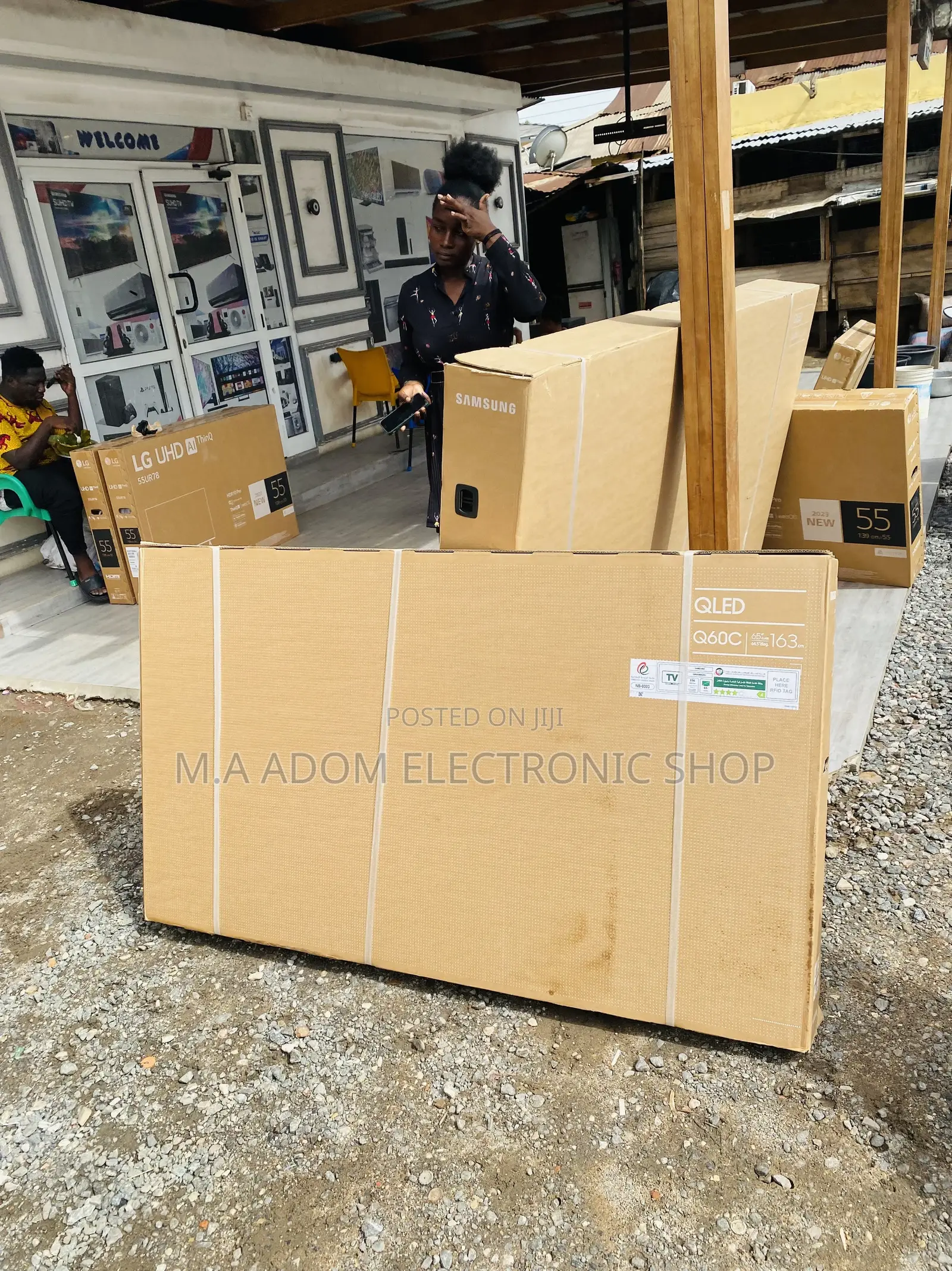 Brand New Samsung 65q60c 65 Inch Smart Qled Crystal Tv.