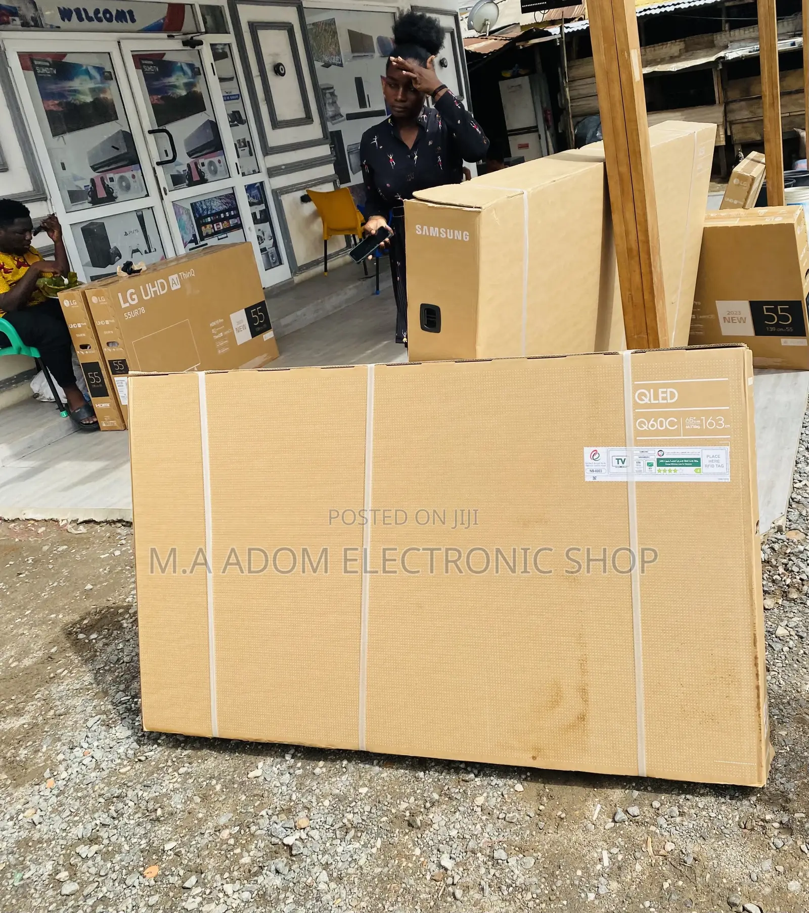 Sleek Design Samsung 65q60c 65 Inch Smart Qled Tv.