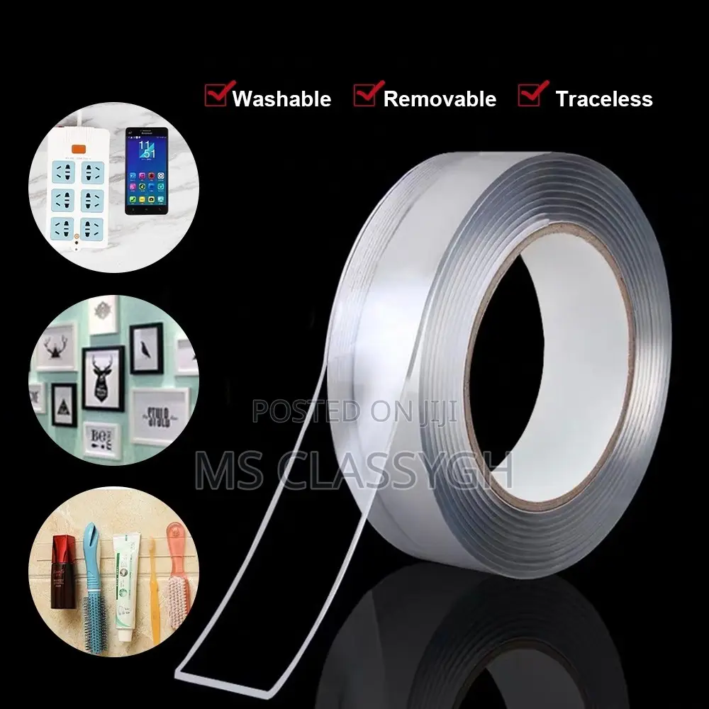 Nano Tape Transparent Adhesive Strong Sticky Multipurpose Re