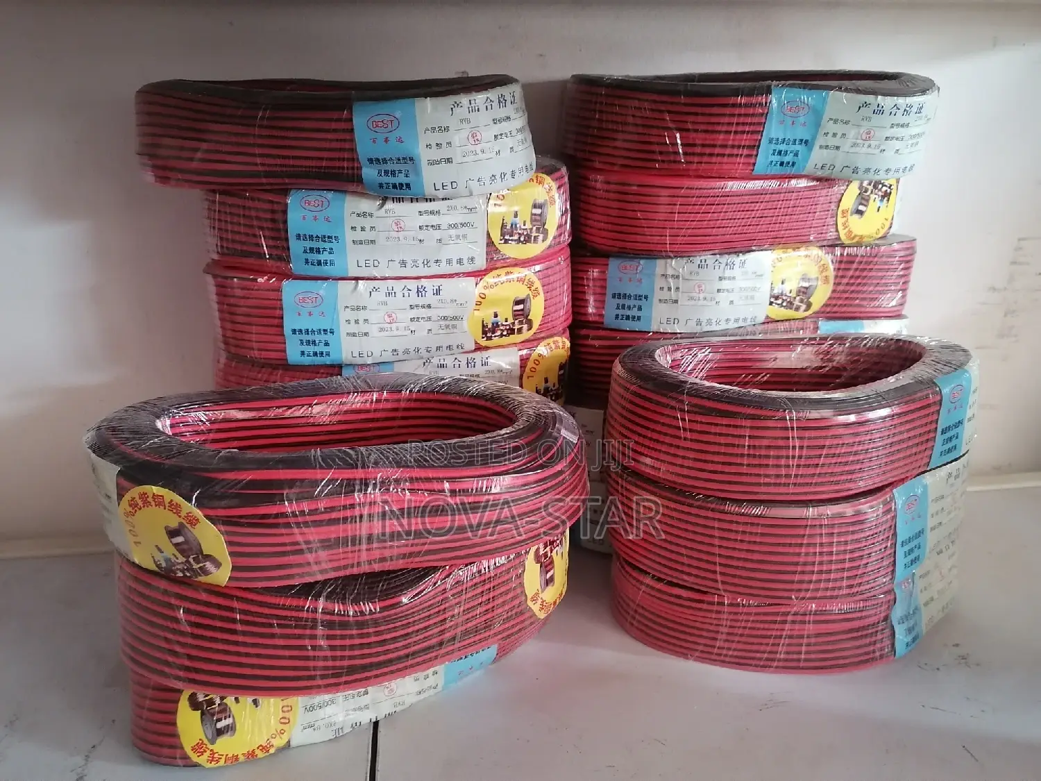 Transparent Electric Cables