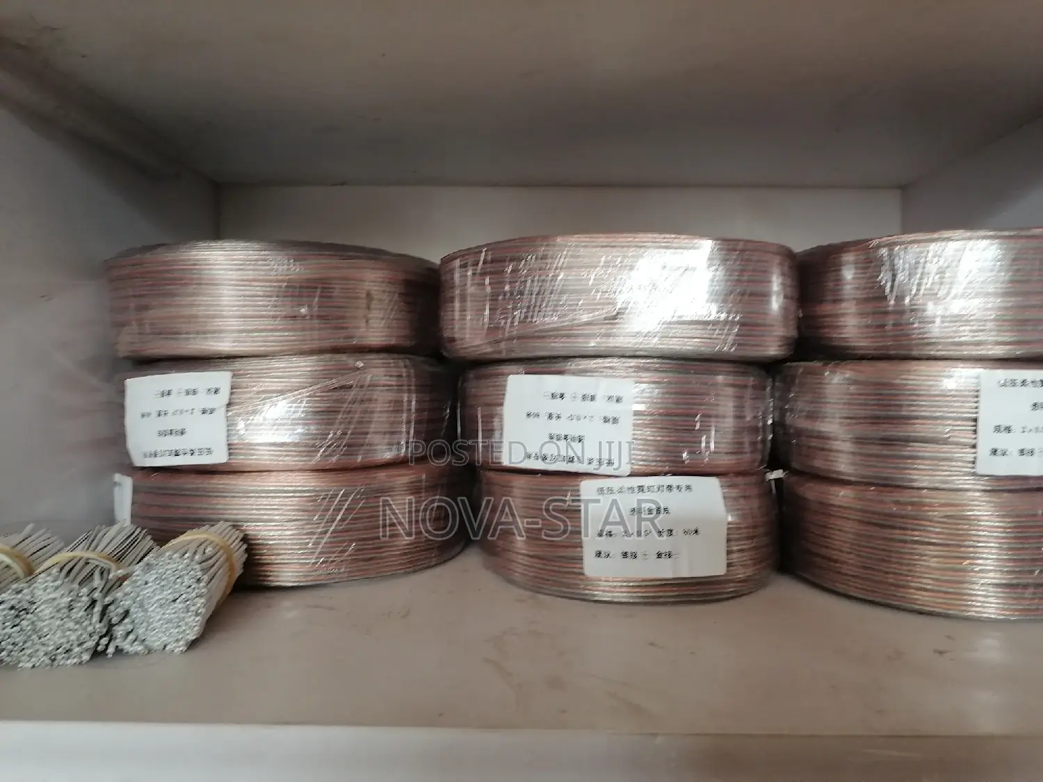 Transparent Electric Cables