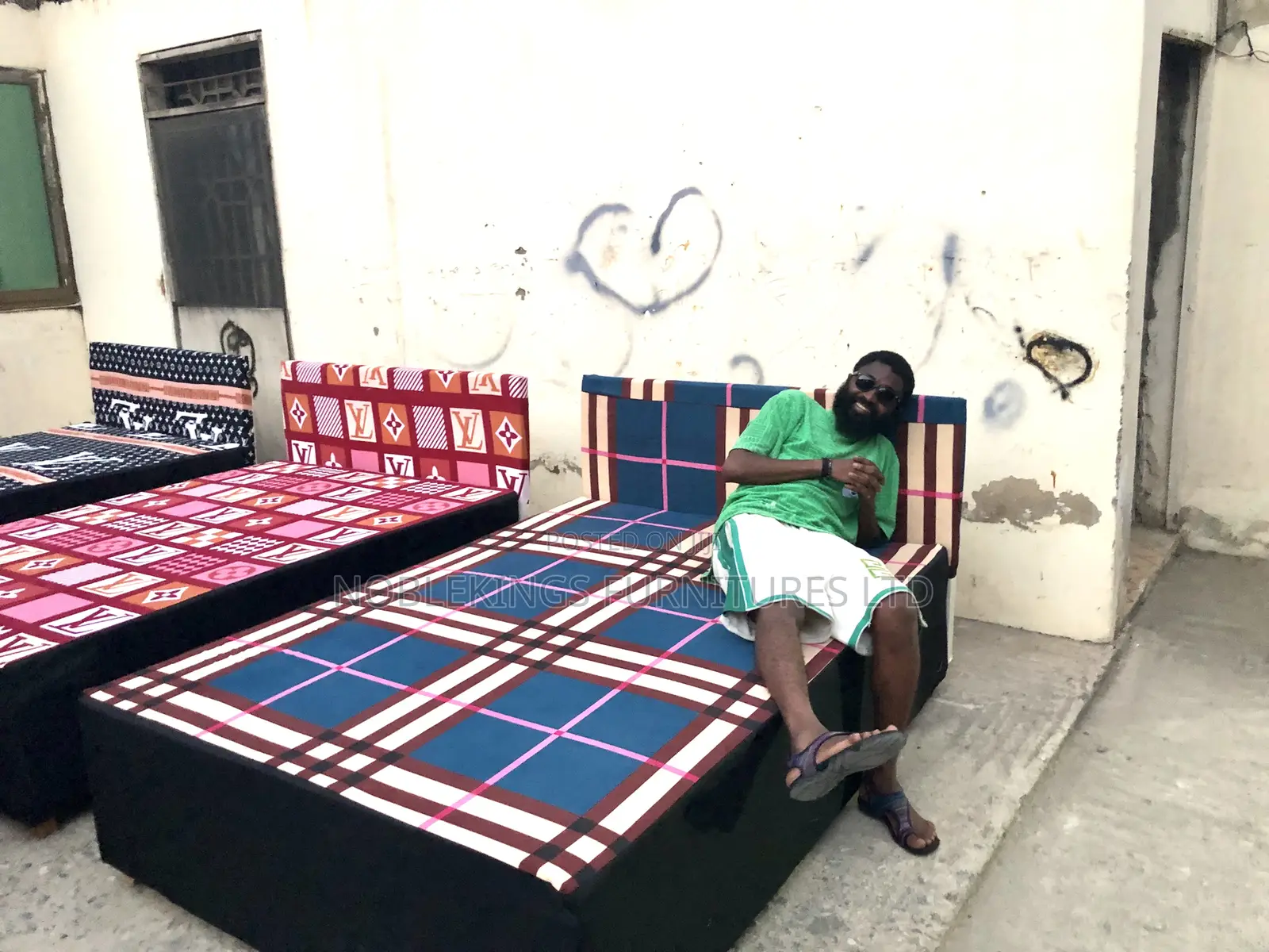 Double Bed With Mattress