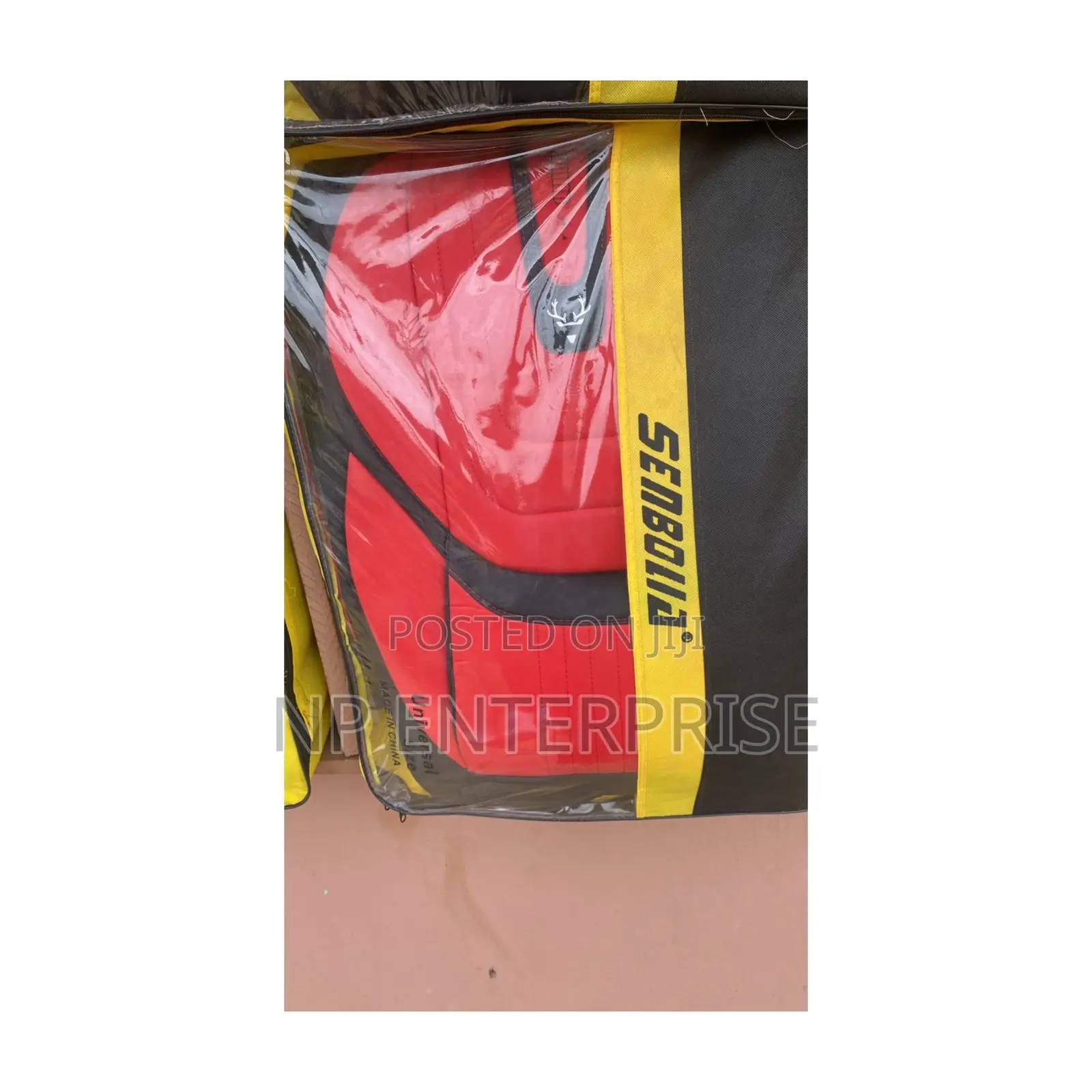 Seat Cover Red Black