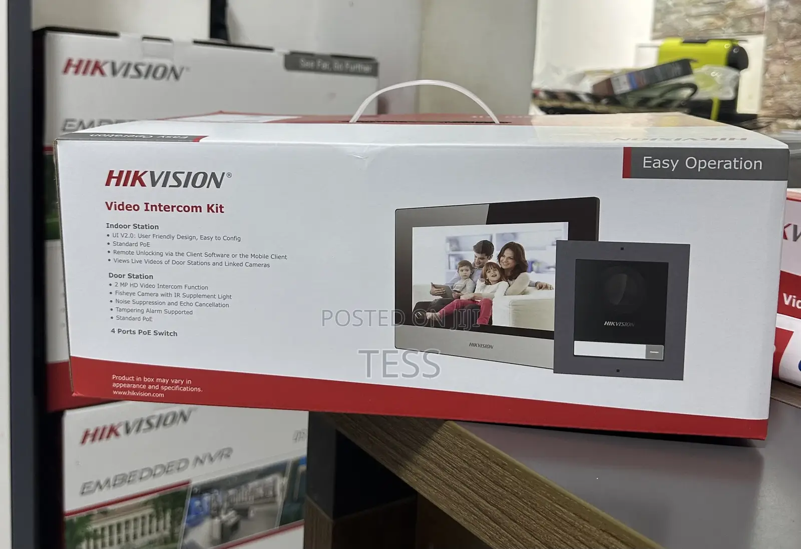 Hikvision Ip Video Intercom(Video Door Phone) Wit Poe Switch