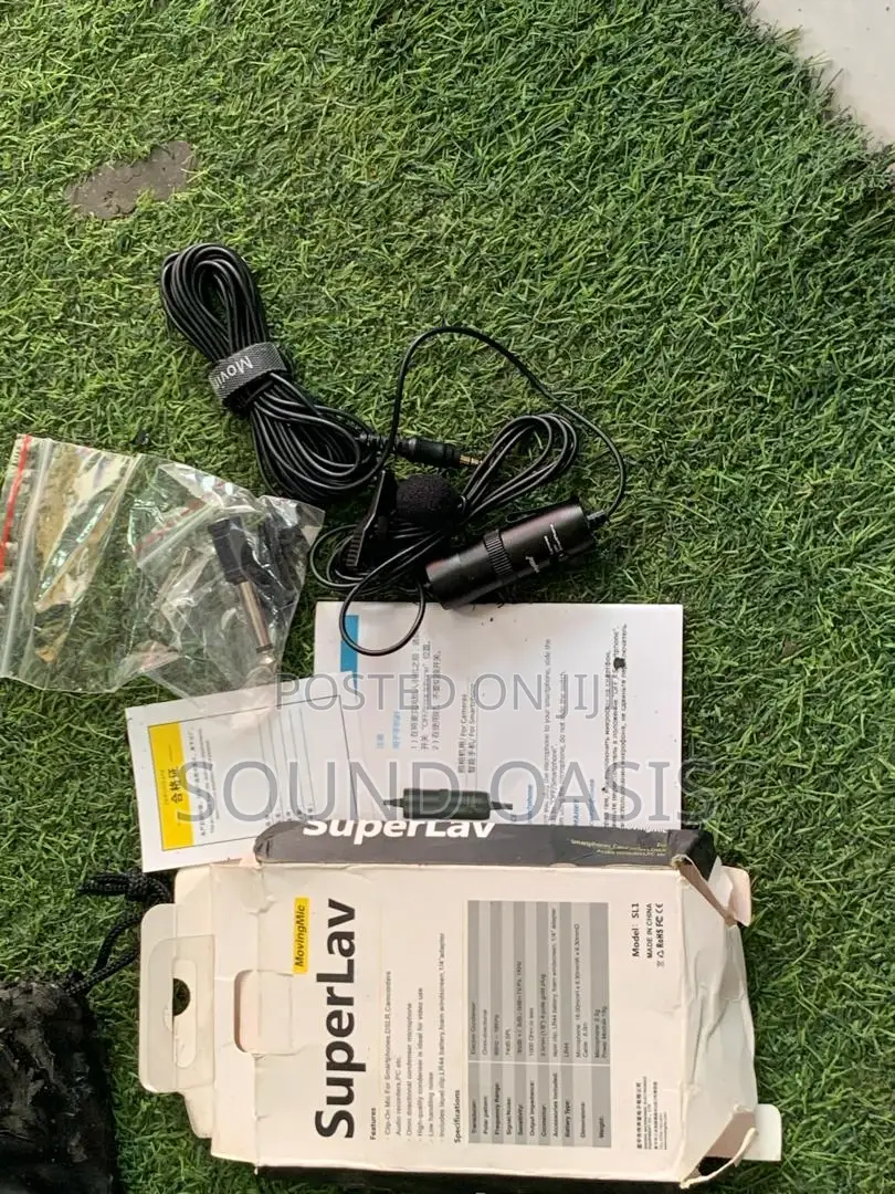 Superlav Clip-on Microphone Lavalier SL2 6M
