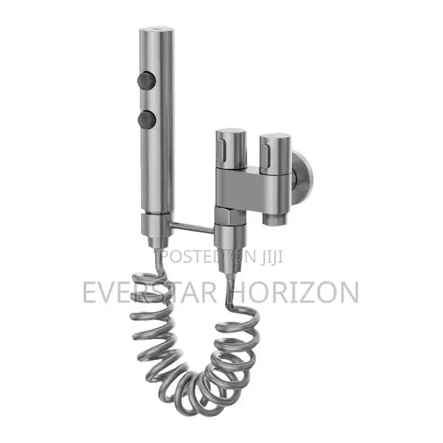Handheld Bidet Sprayer With Double Angle Valve for Toilet