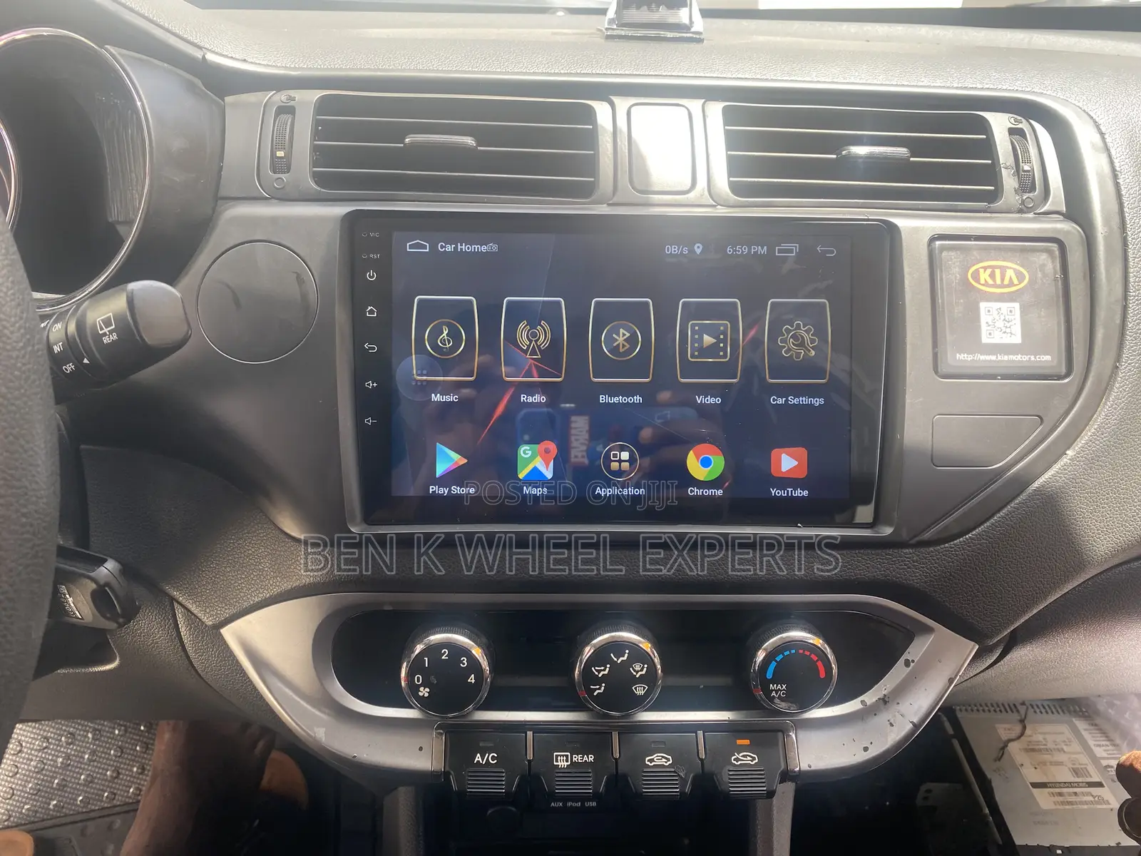 Kia Rio Android Screen and Reverse Camera