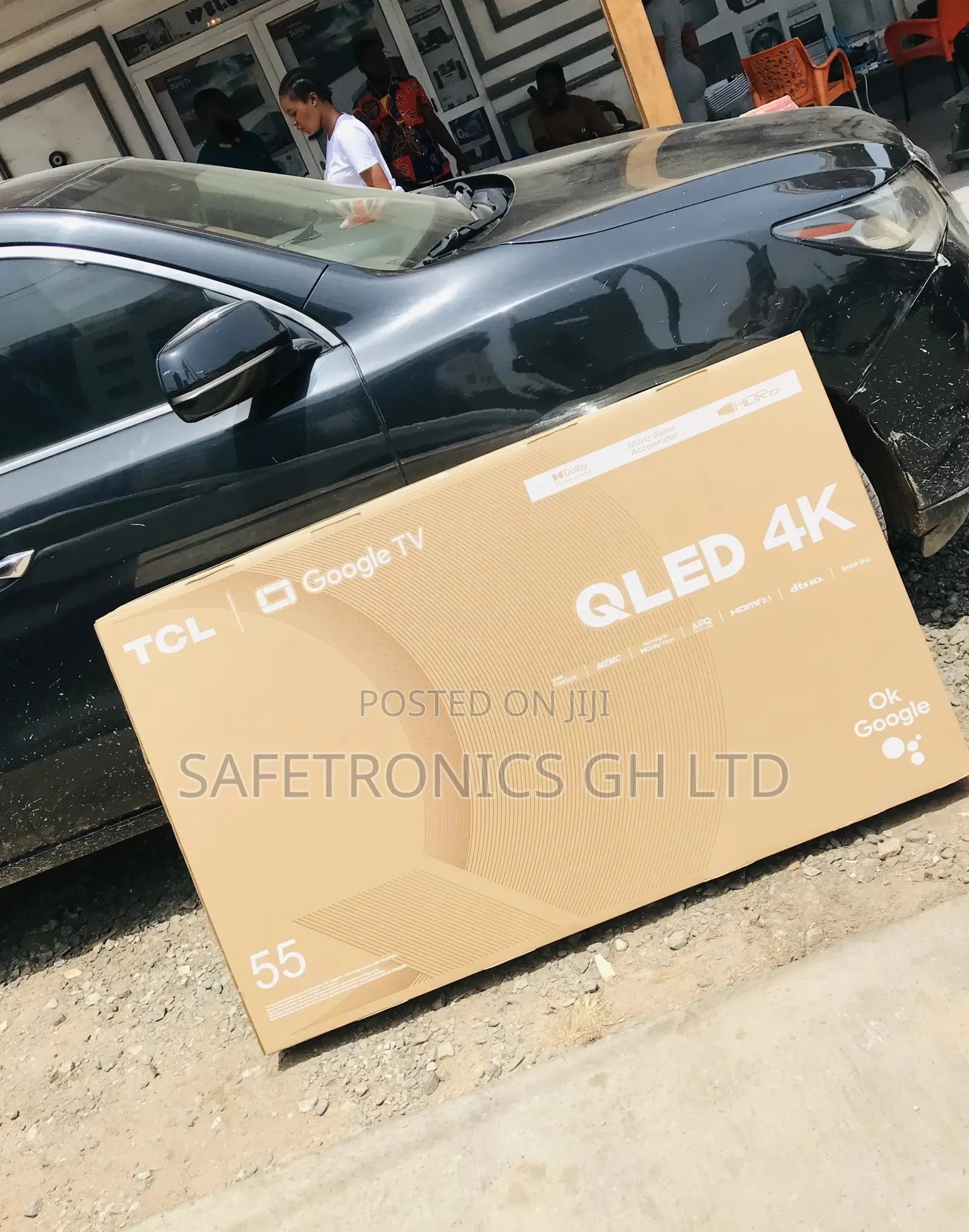 55 Inches Glossy Qled Smart Electric Black TCL C645 Tv