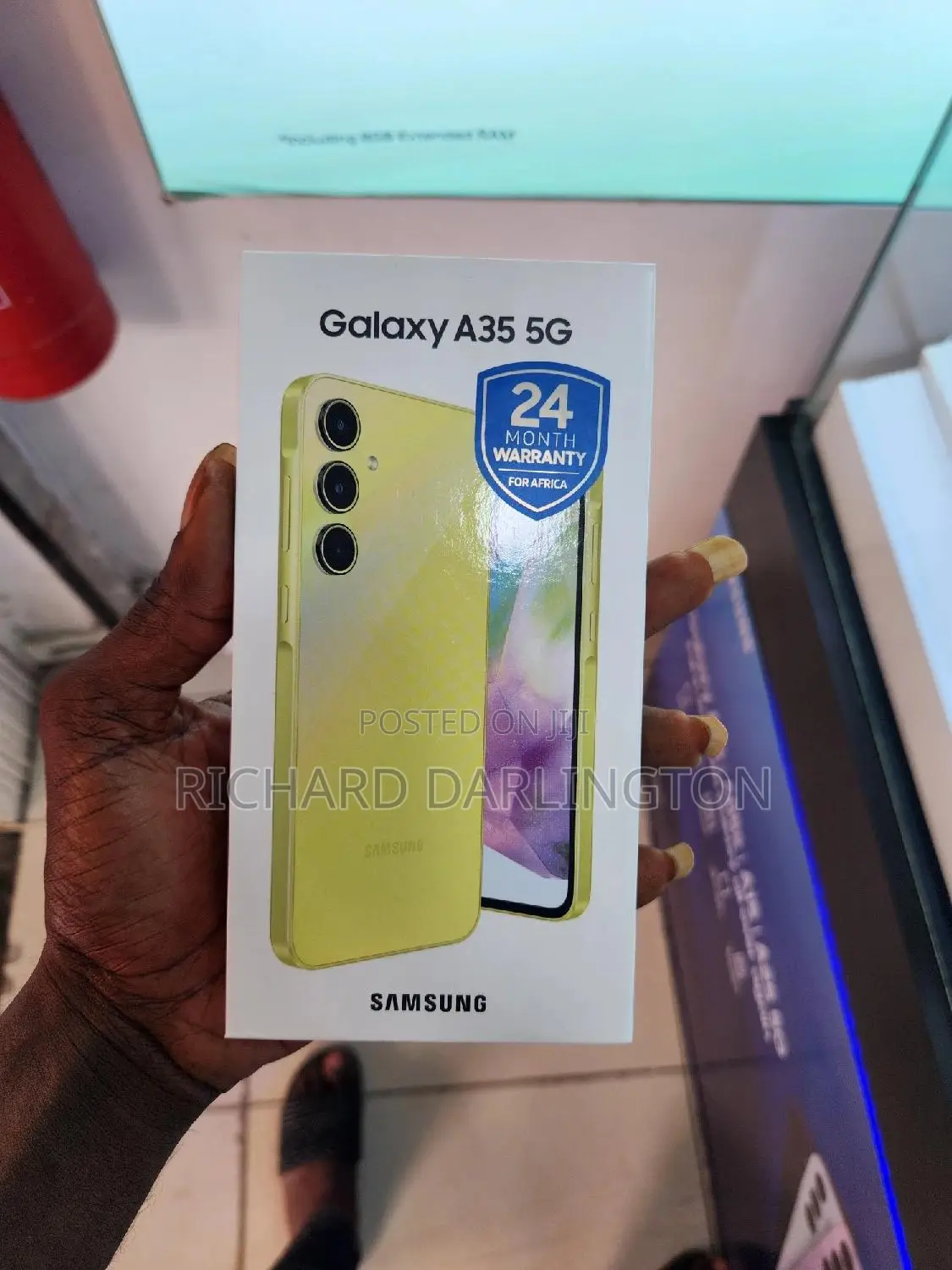 New Samsung Galaxy A35 128 GB Yellow