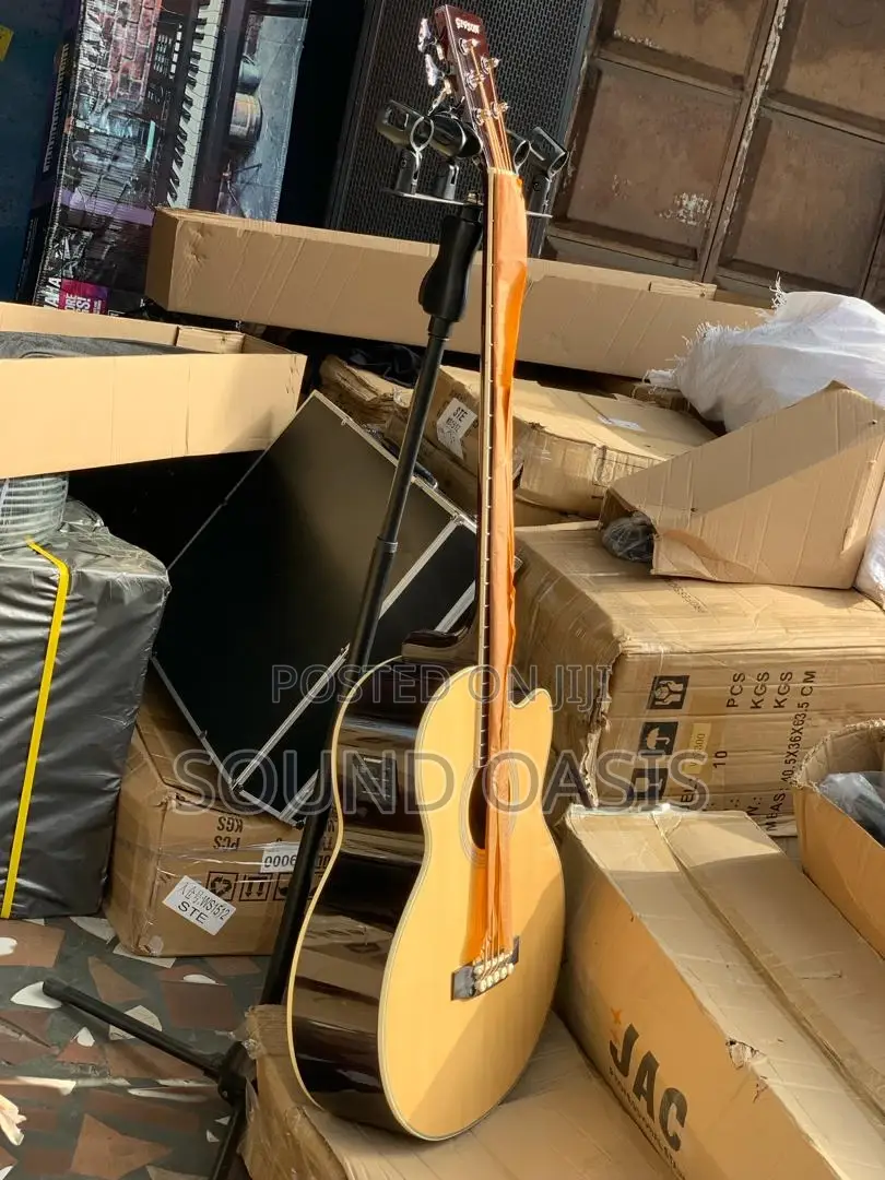 Givson Semi-Acoustic Bass Guitar With Bag