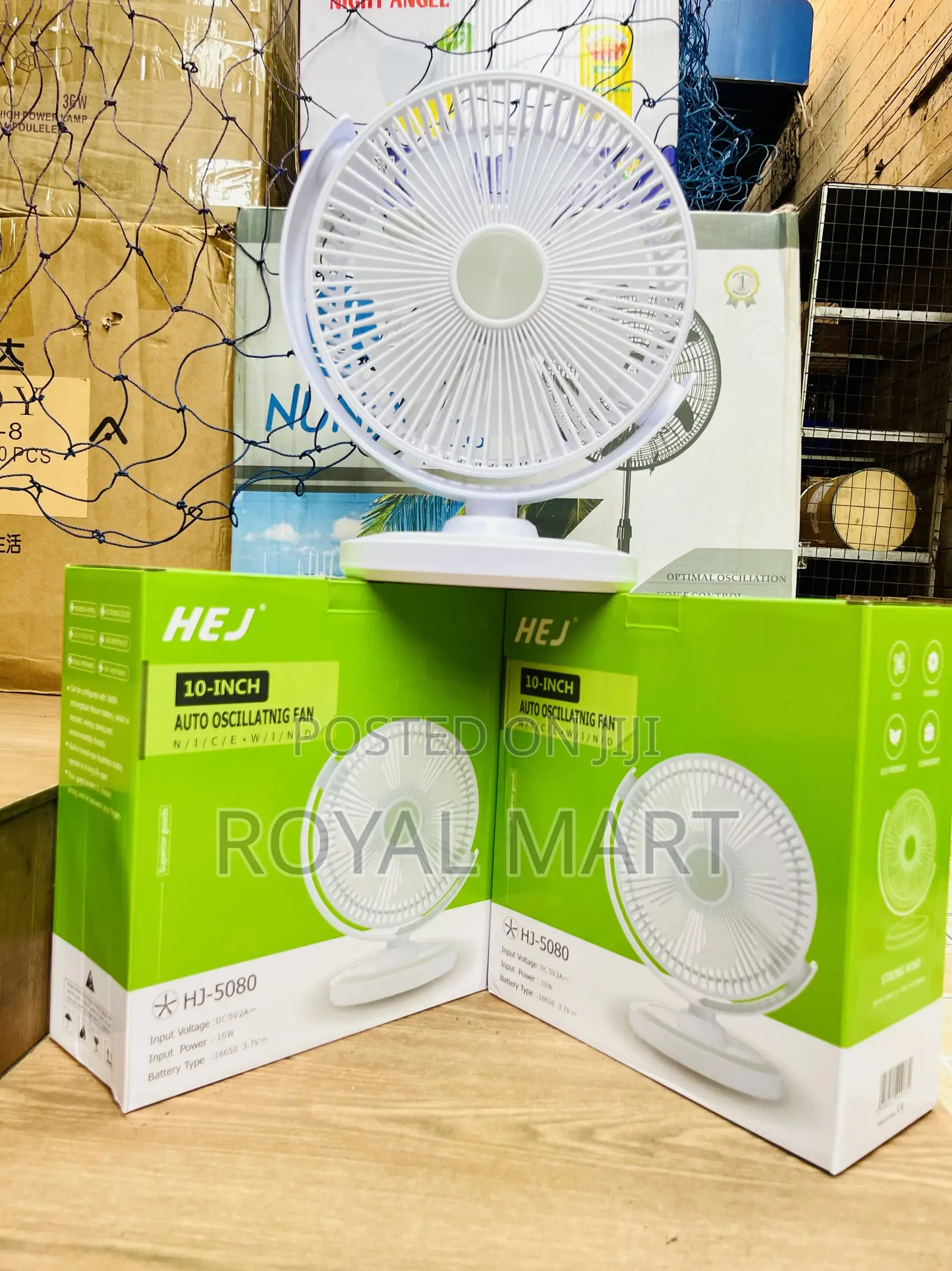 Rotating Rechargeable Fan