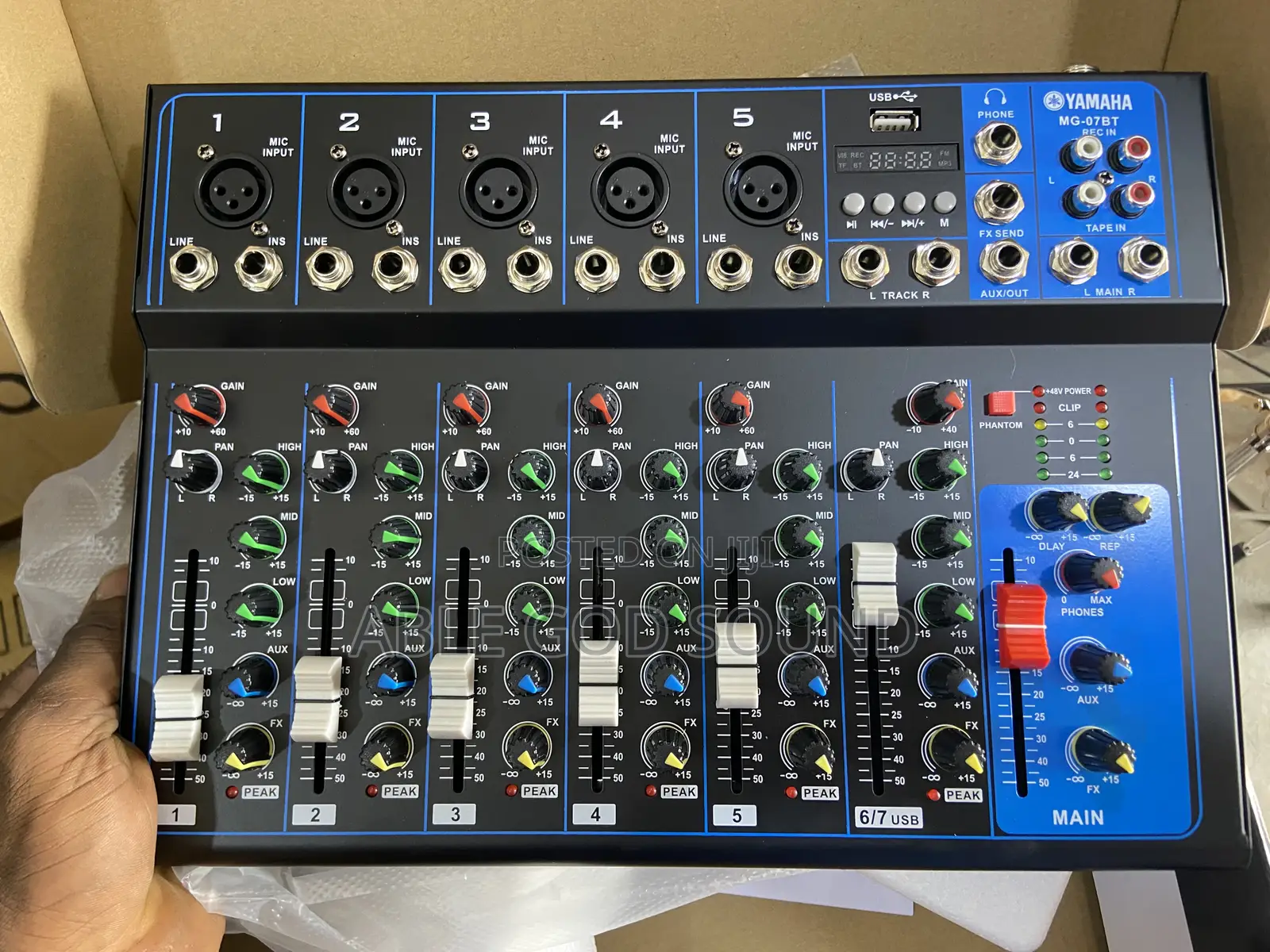 7 Channels Yamaha Mg-07bt Mixer