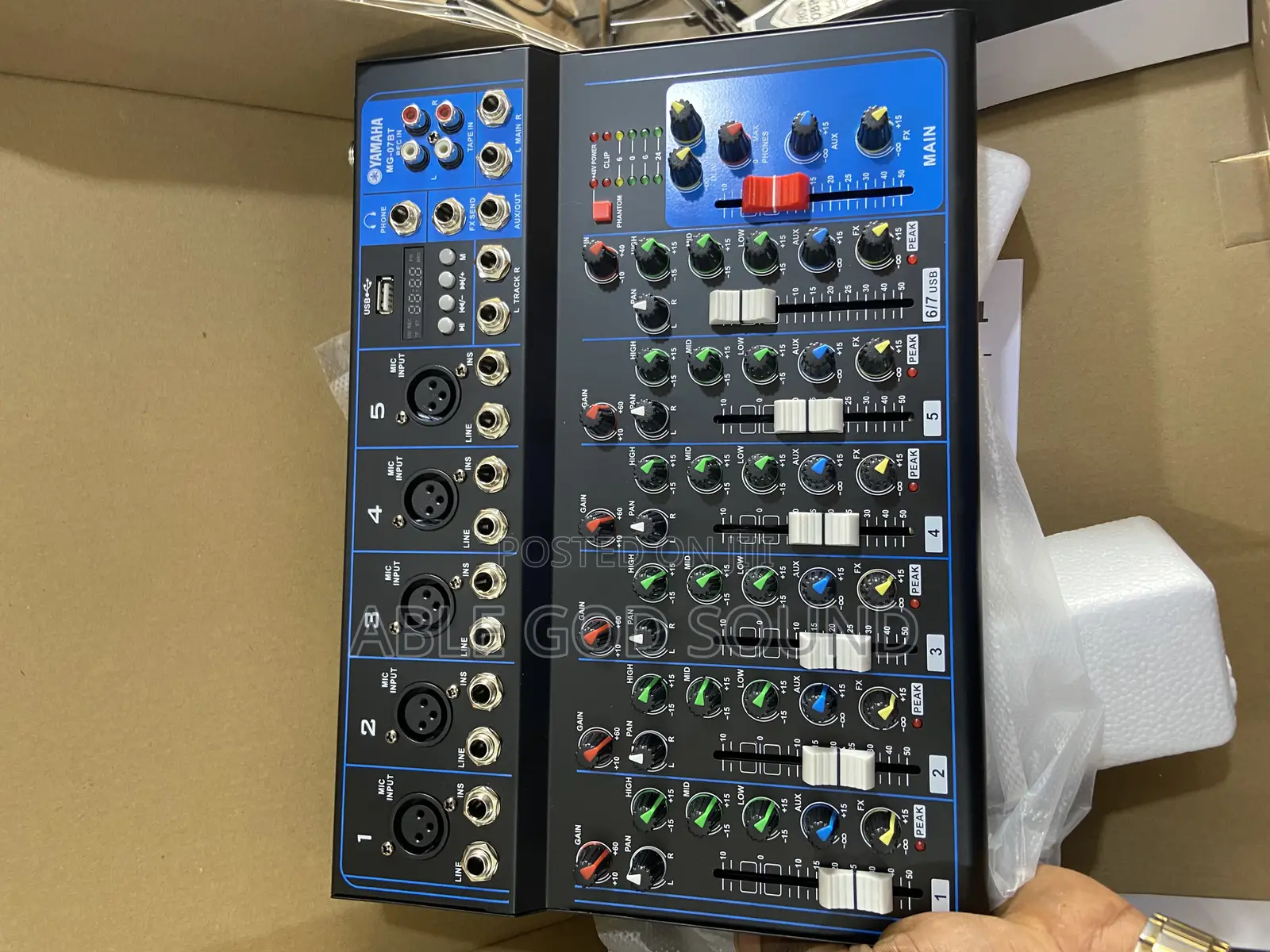 7 Channels Yamaha Mg-07bt Mixer