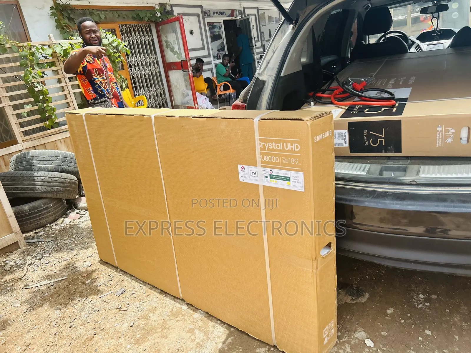 Text Us Your Samsung UHD Smart 75”Cu8000