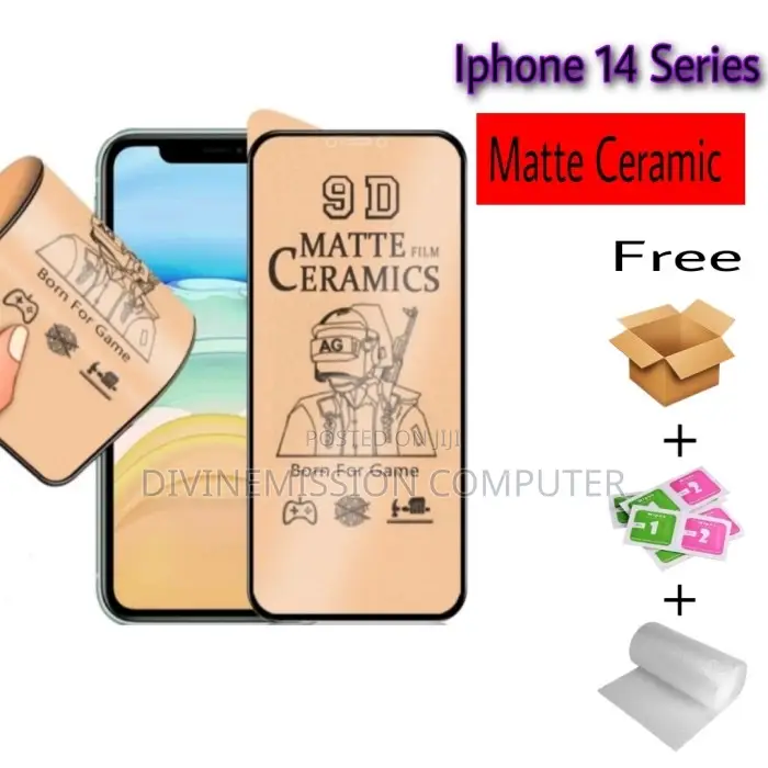 Matte Soft, Ceramic Privacy iPhone Protector, for All iPhone