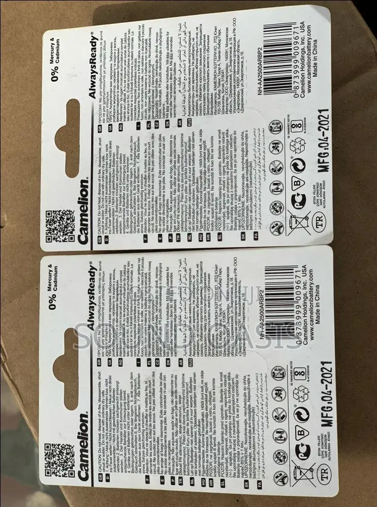 Camelion 2500mah AA Batteries