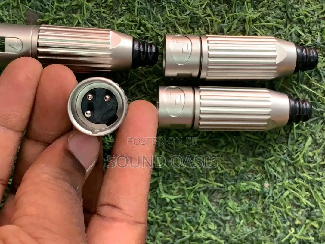 All Metal XLR or Canon Plugs (Male and Female)