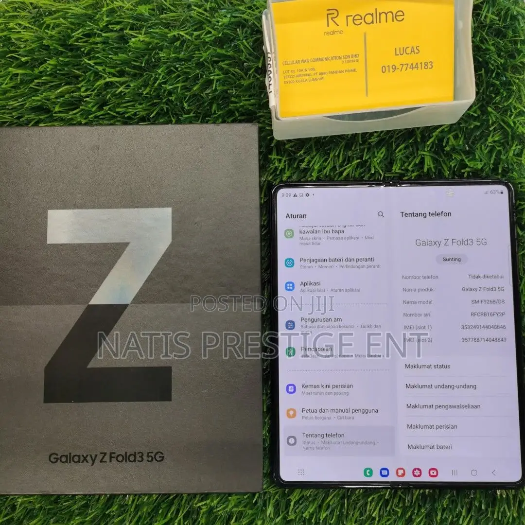 New Samsung Galaxy Z Fold3 5G 256 GB Black