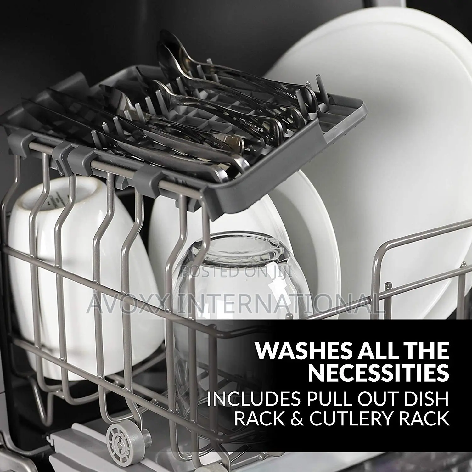 Farberware FDW5ASBWHA Compact Portable Countertop Dishwasher
