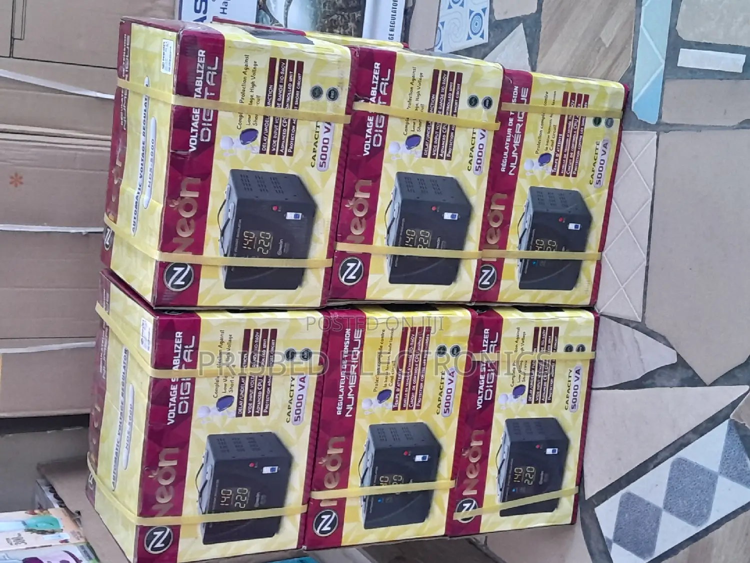 Neon Durable Voltage Stablizer 5000v