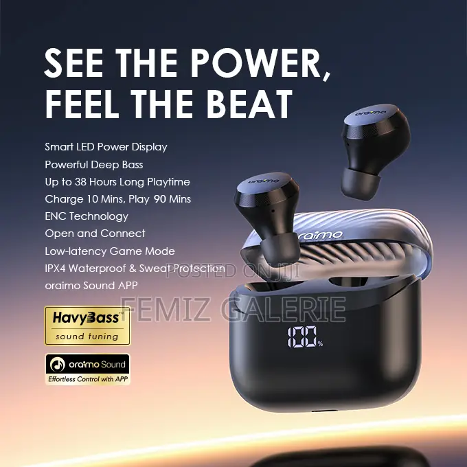 Oraimo Airbuds 4 Enc True Wireless Earbuds