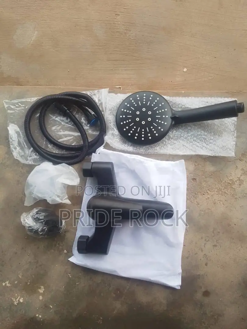 Black Telephone Shower Faucet Tap, Two in One Tap, Antirust