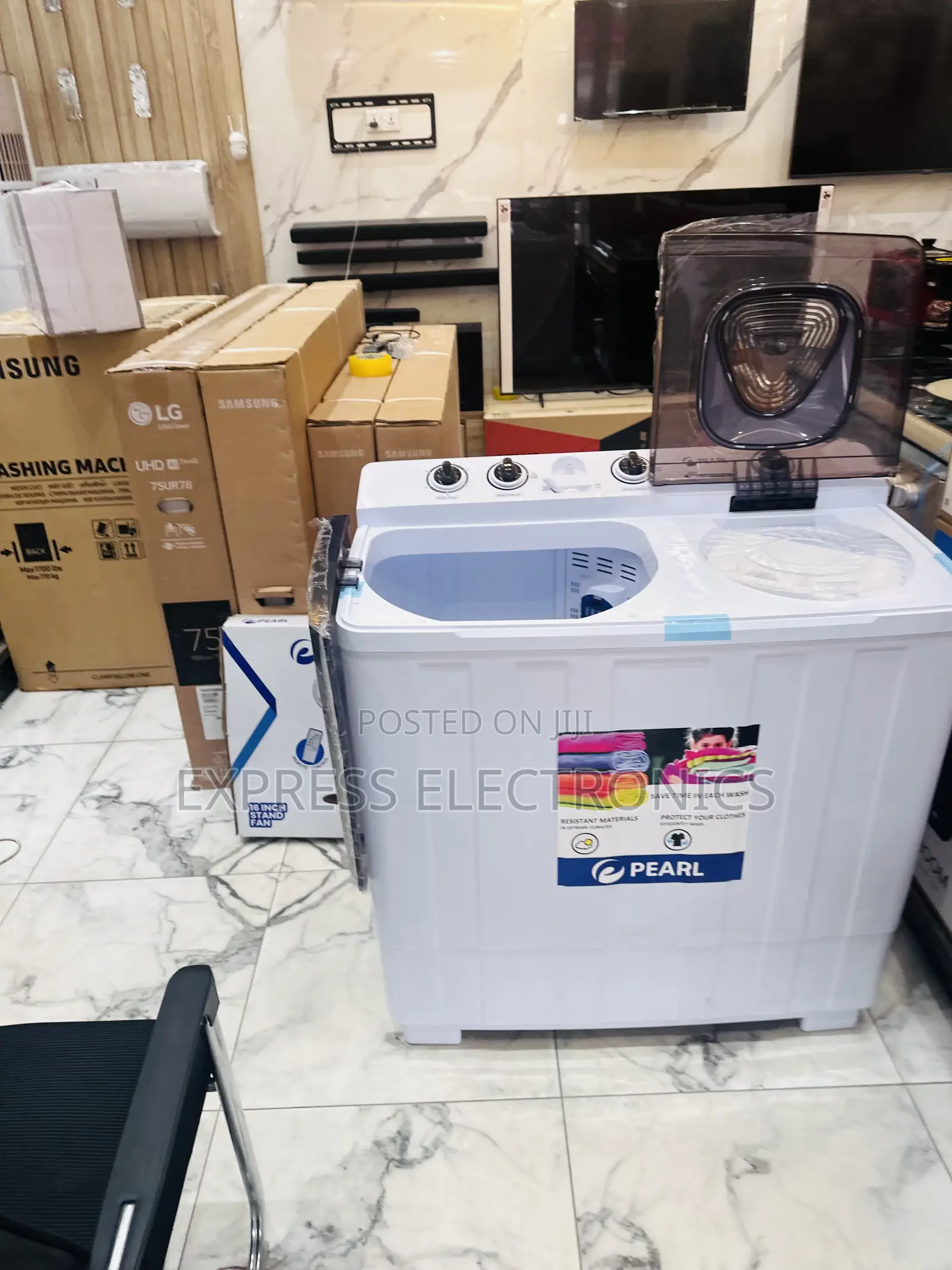 A New 15kg Topload Washing Machine Pearl