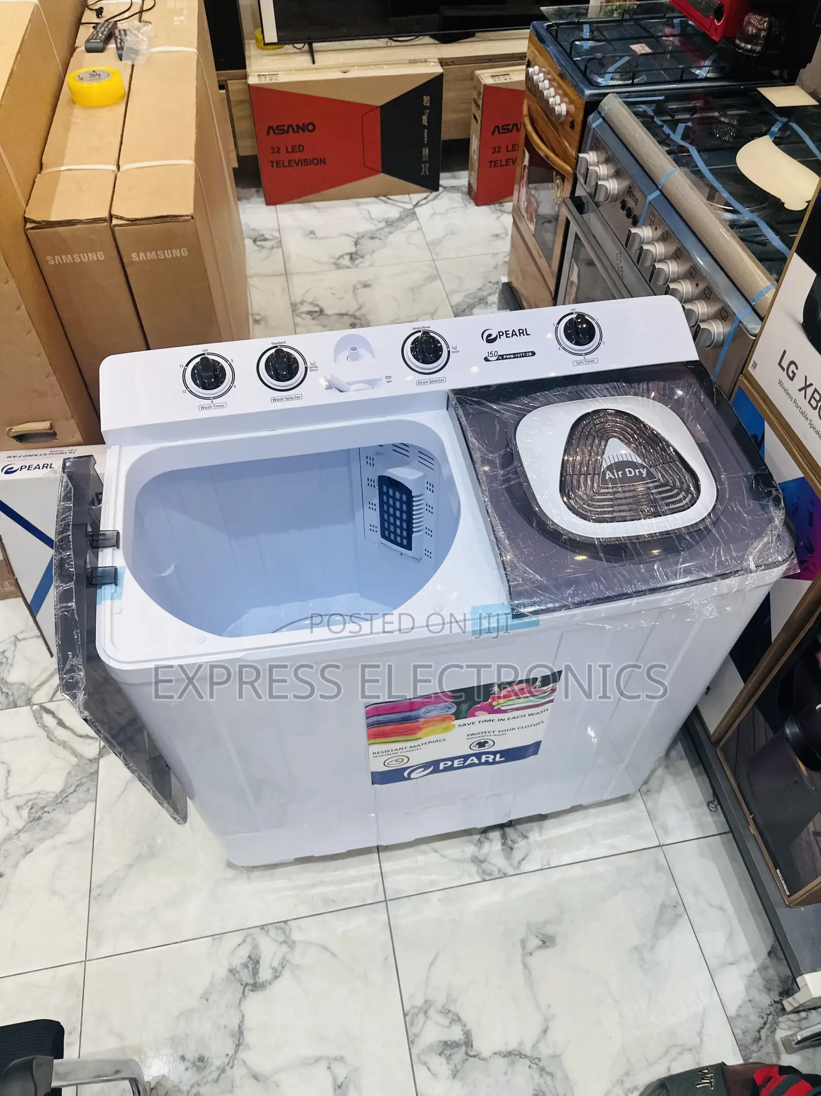 Easy to Operate Washing Machine Pearl 15kg Topload
