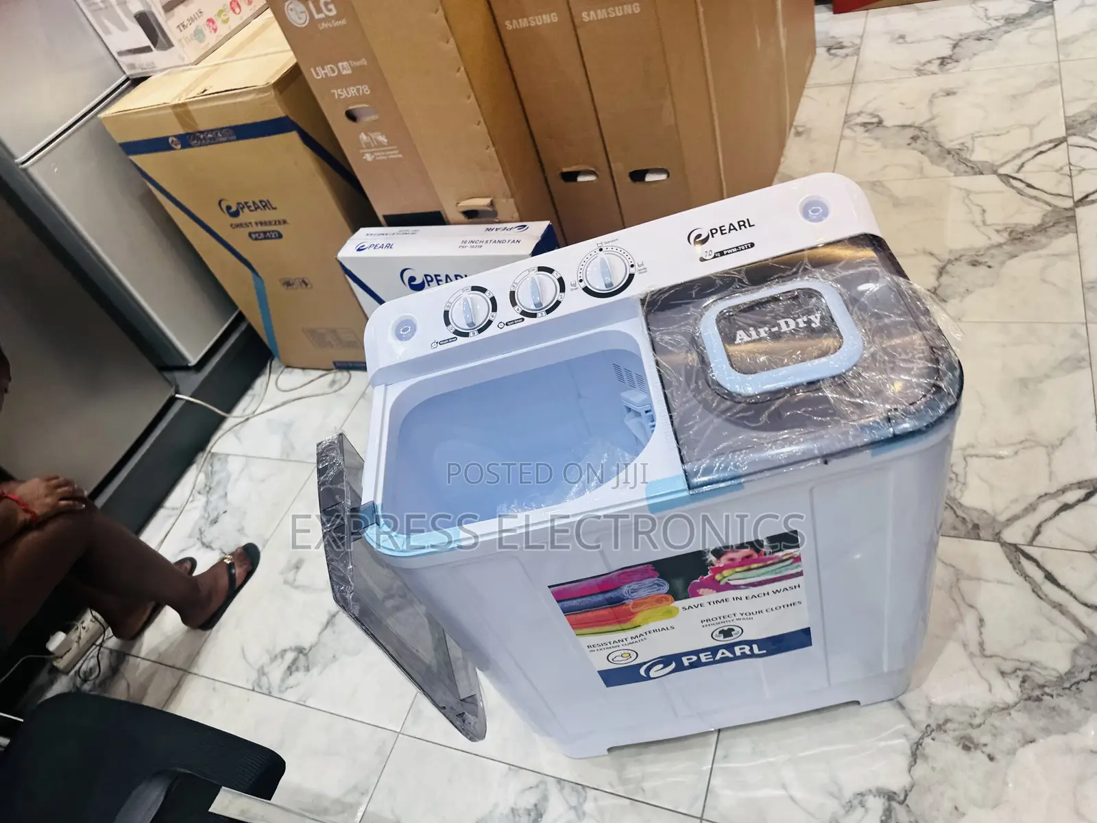 Lint Filler Washing Machine Pearl 7kg Topload