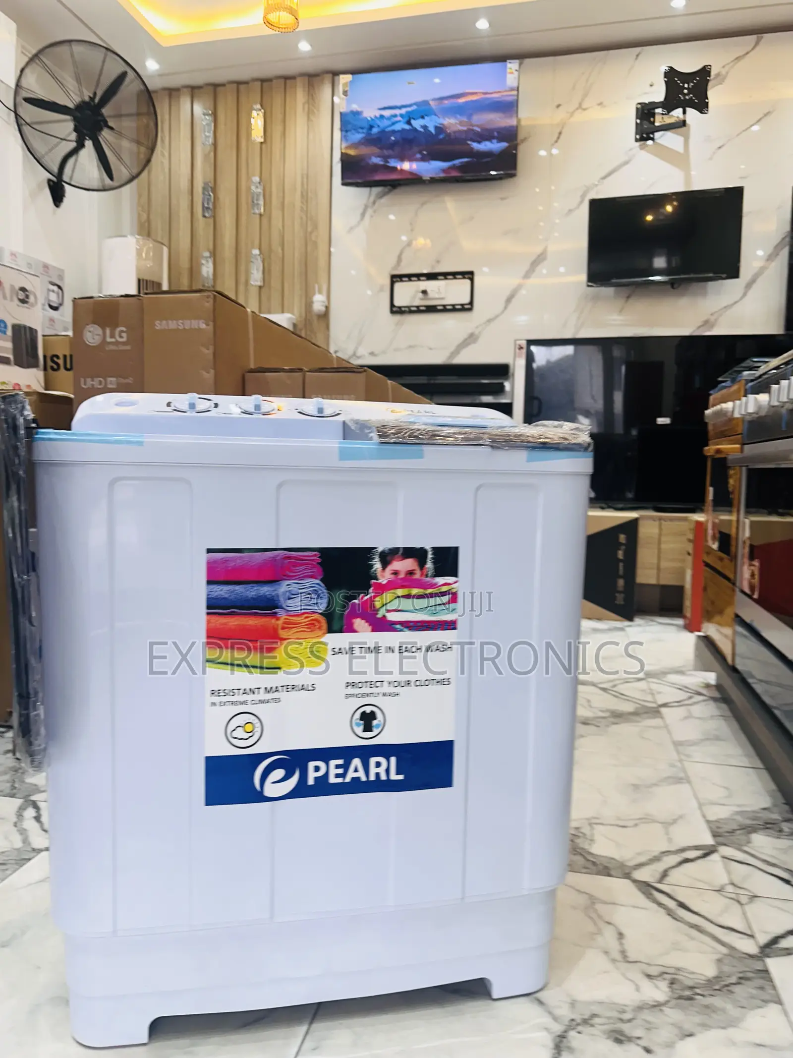 Full Plastic Body Washing 7kg Pearl White