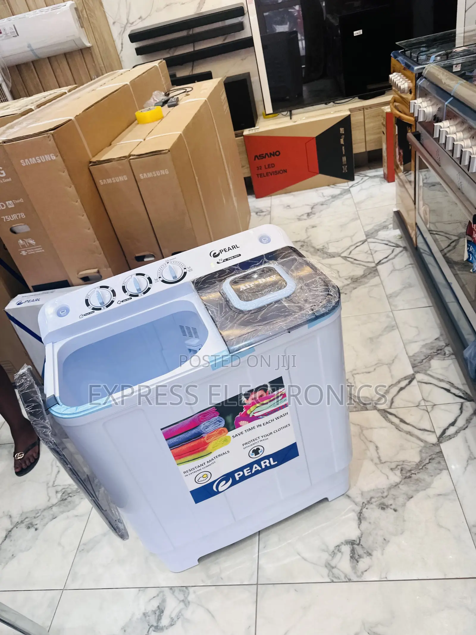 Unique Design Sleek Washing Machine Pearl 7kg Topload