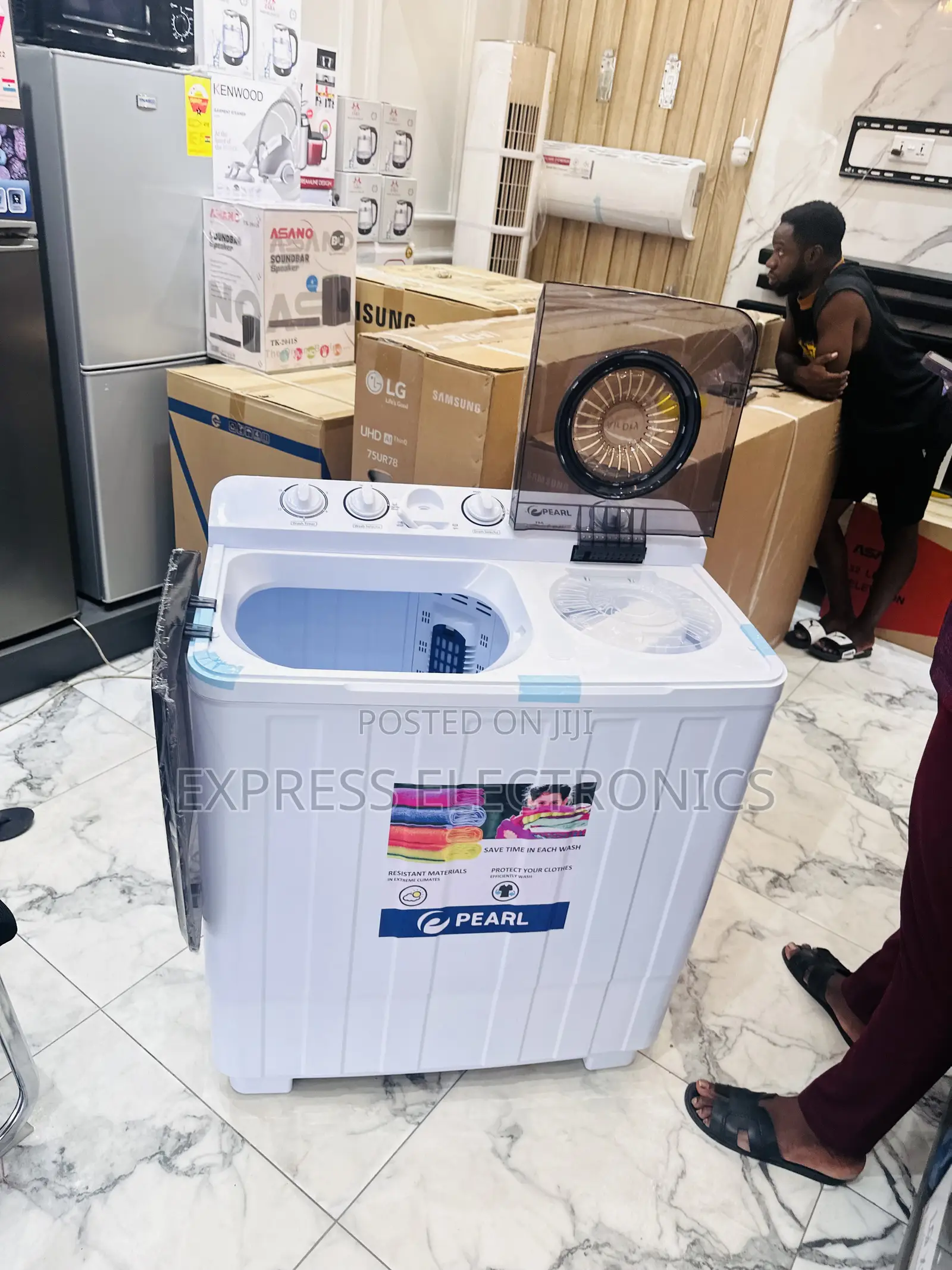 Anti Rust Washing Machine Pearl 10kg Topload