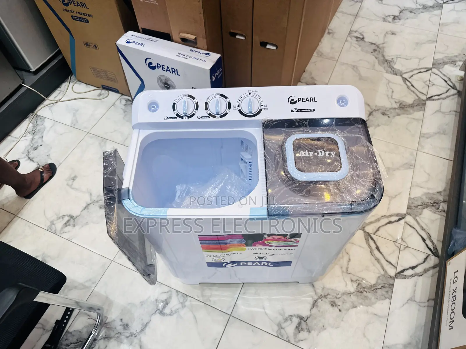 Very Cool  Washing Machine 7kg Topload Pearl White