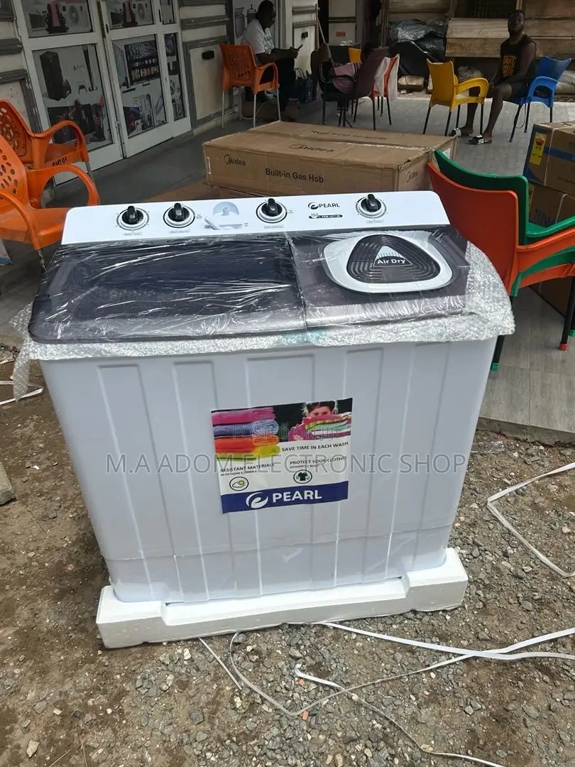 Durable and Affordable Pearl 15kg Top Load Washing Machine.