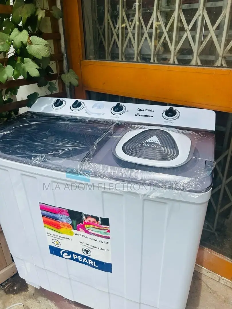 Authentic Pearl 15kg Semi-Automatic Washing Machine.