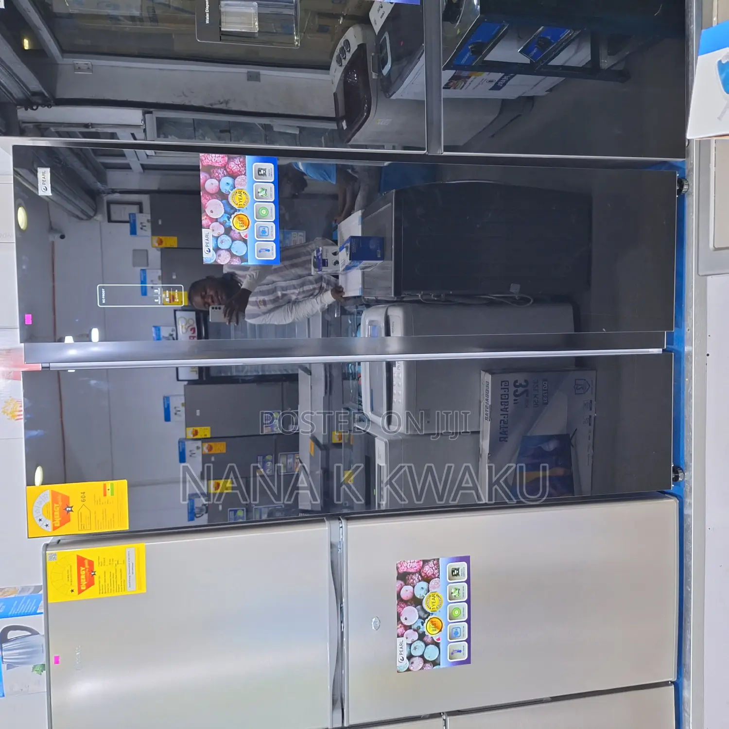 Powerful_fridge Pearl Side by Side
