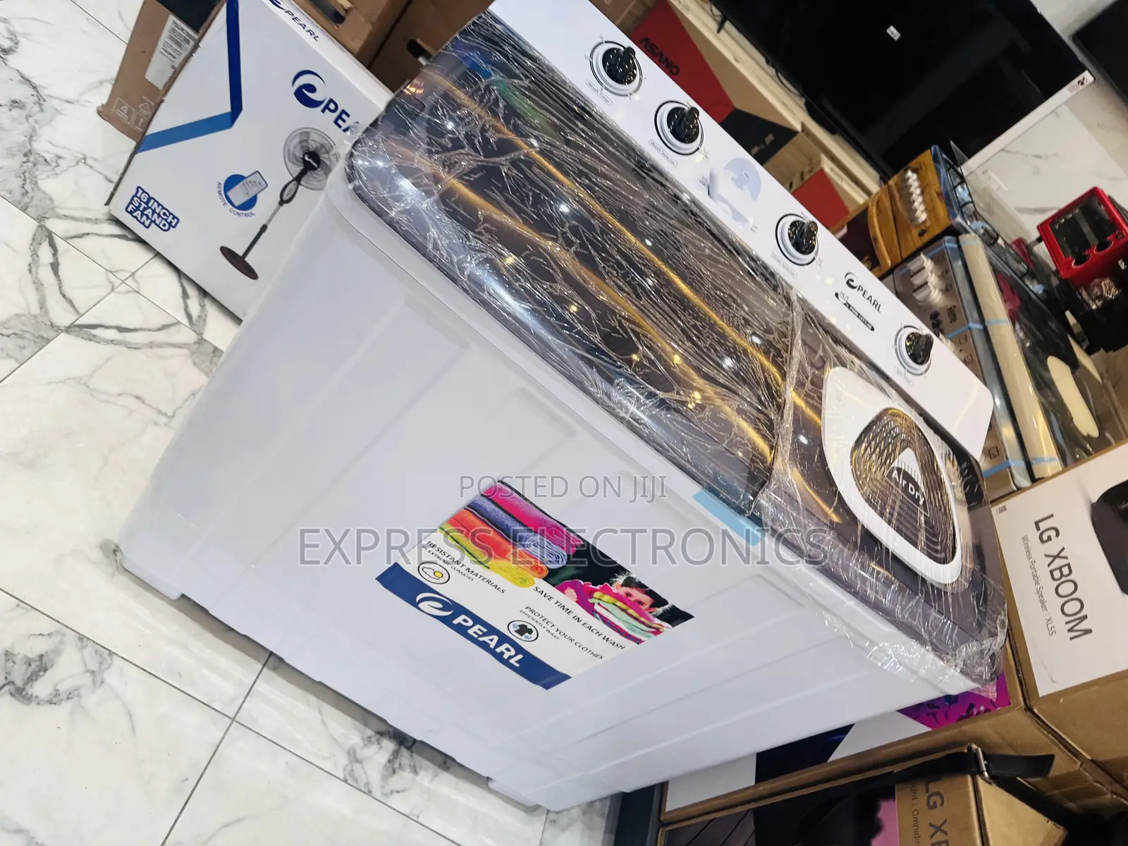 Washing Machine Topload 15kg Pearl.