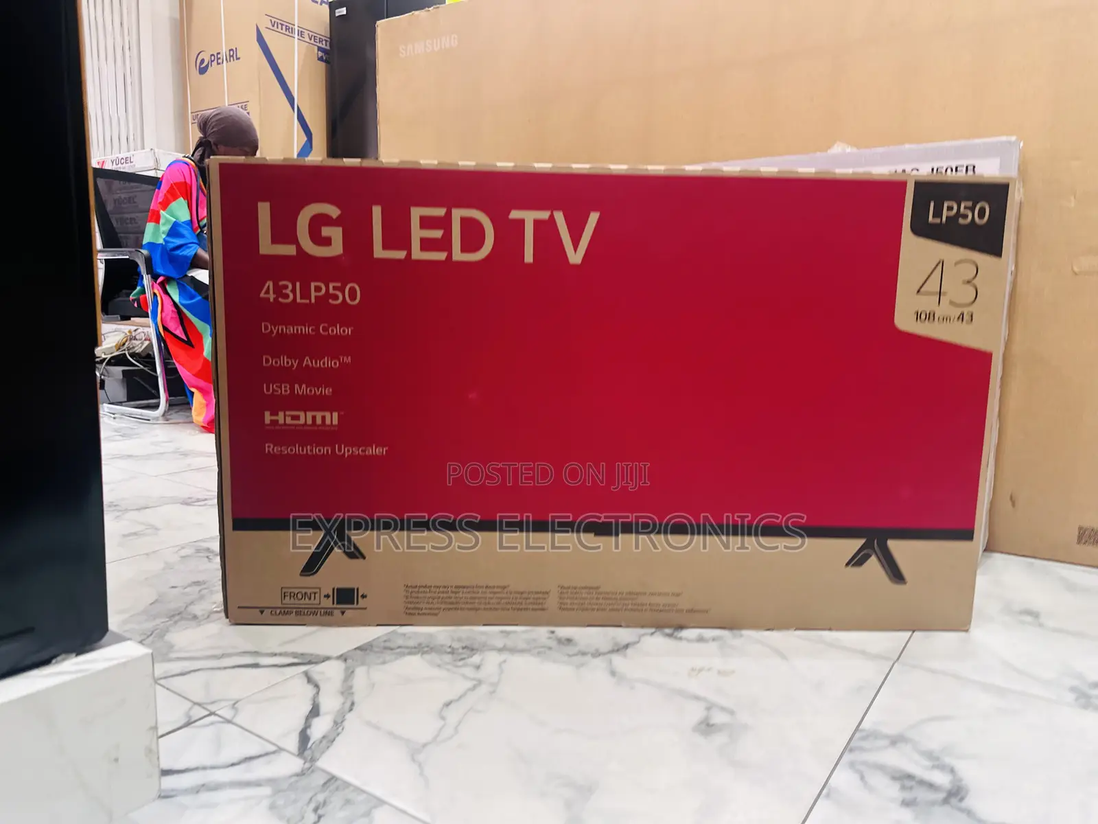 Unique Design FHD Satellite LG LED Screen 43”LP5000
