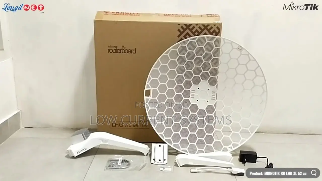 Mikrotik LHG Xl Hp5 Cpe Point to Point Bridge Wirless