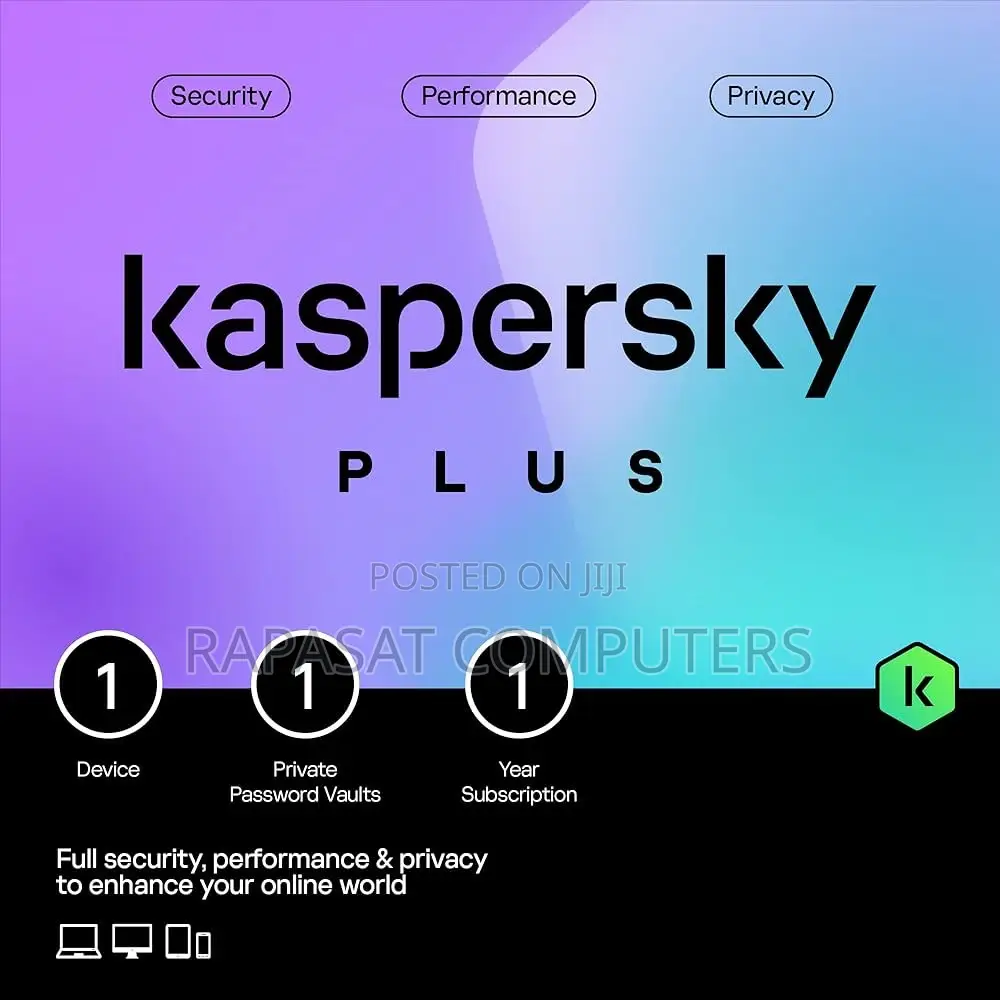 Kaspersky 2024 Plus Internet Security - 1 User for 1 Year
