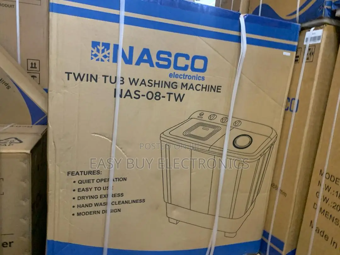 Twin Tub Washing Machine NAS-08-TW