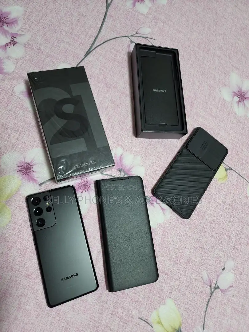 New Samsung Galaxy S21 Ultra 5G 128 GB Black