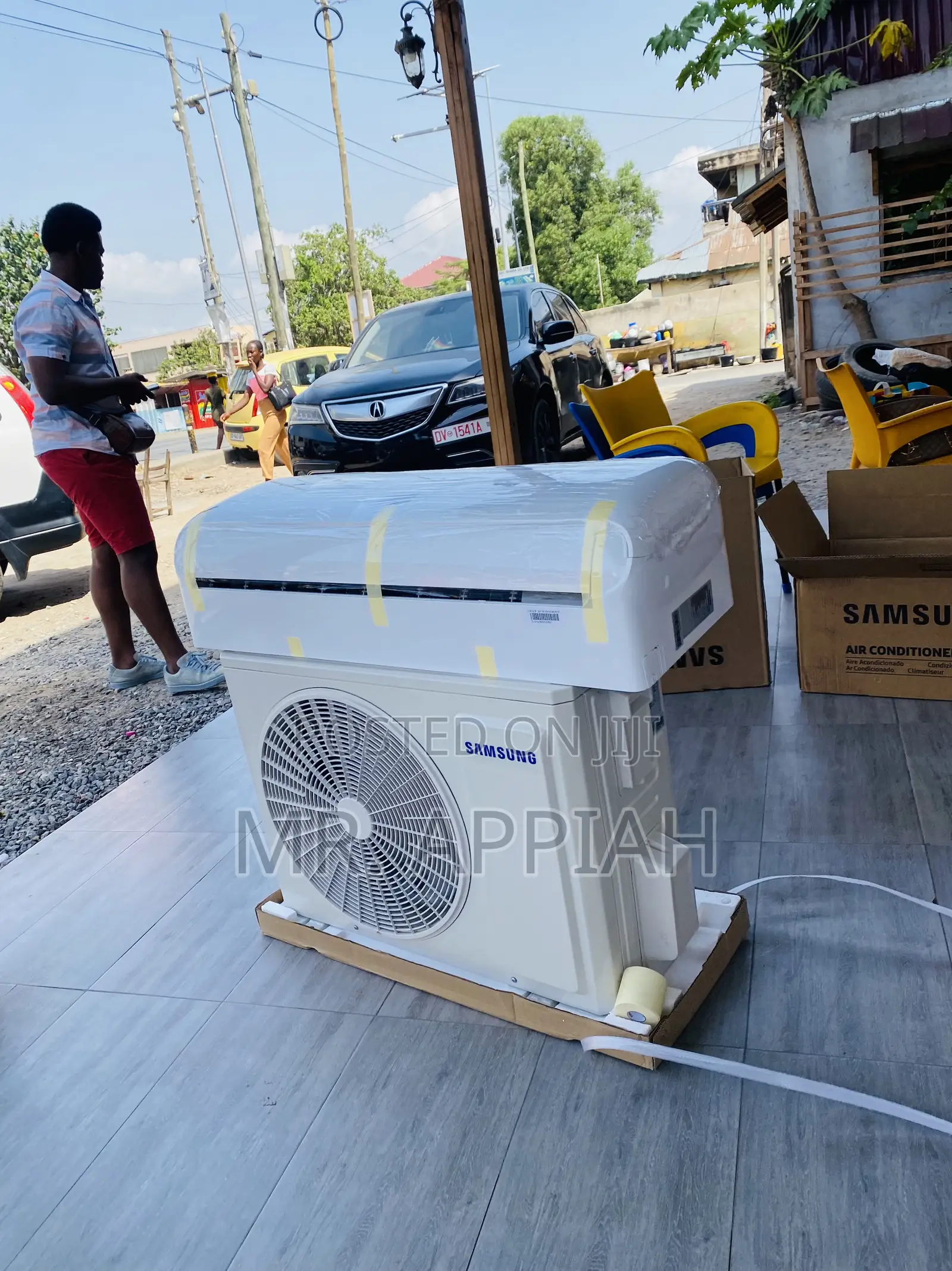 Shop Original Samsung 1.5hp Split Type Ac(White)R410 Gas.