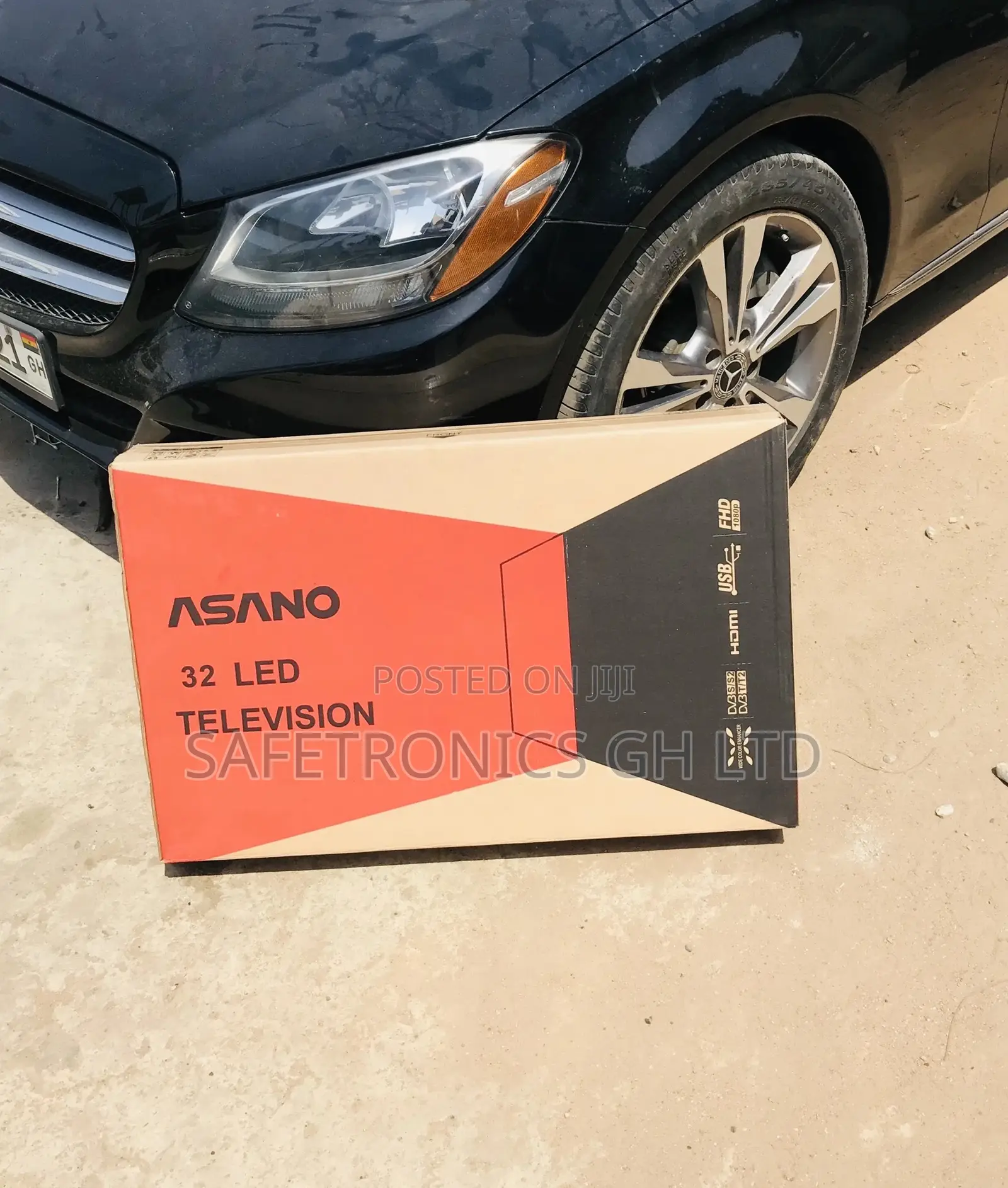 32 Inches Glossy Led Full Hd Asano Black Electric Tv