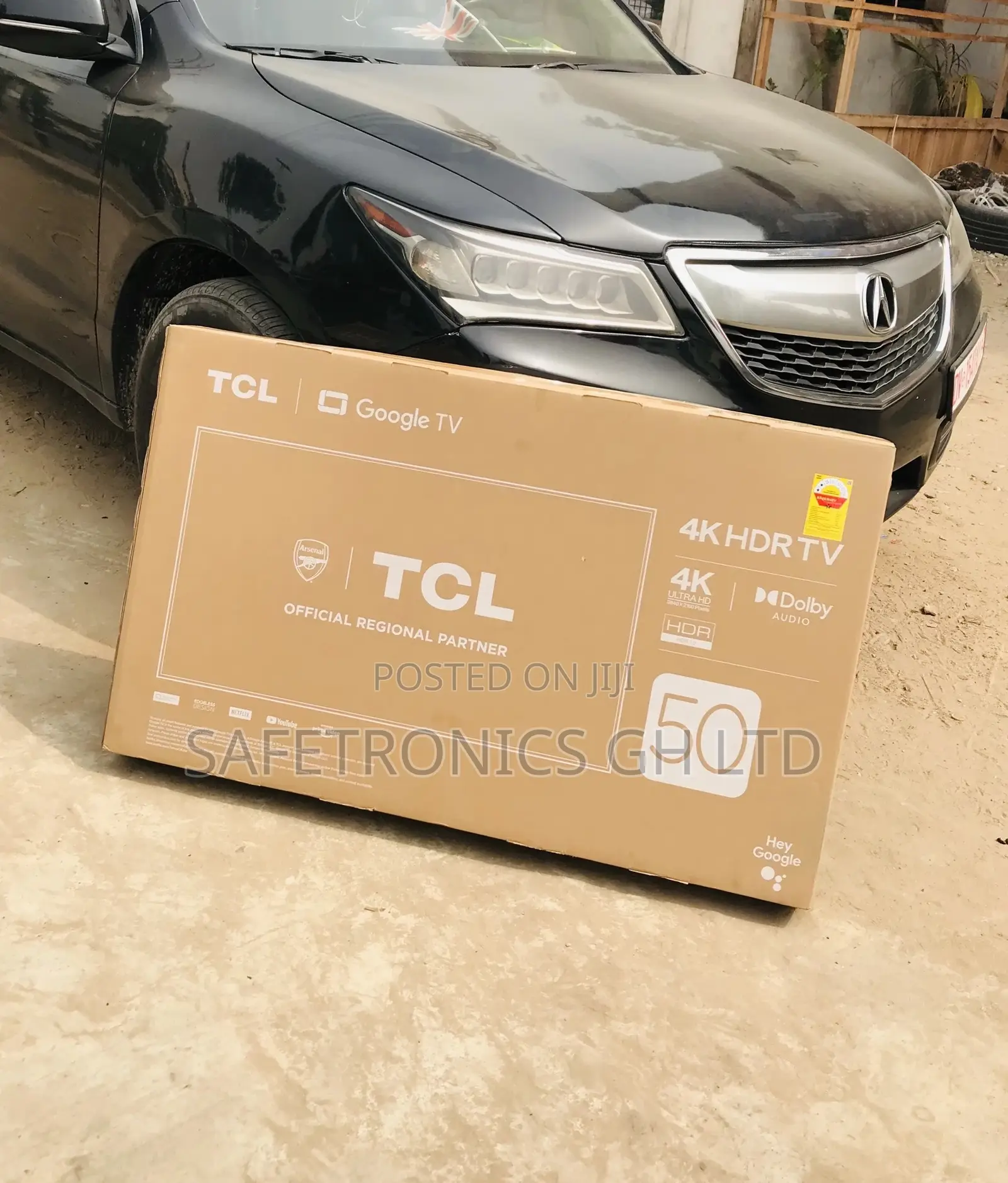 50 Inches Glossy Led Black Electric TCL P635 Smart Tv
