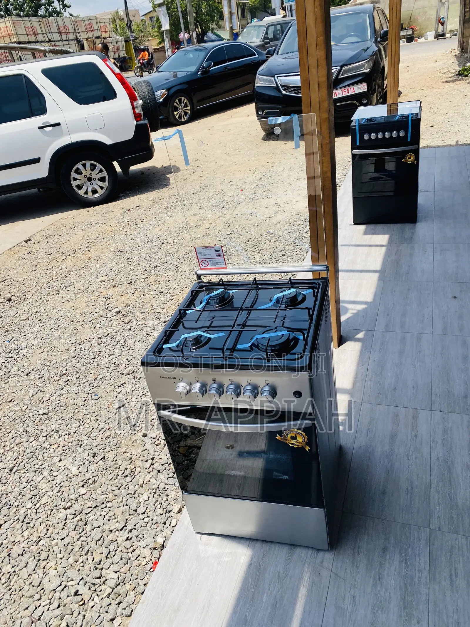 Lovely Oven and Grill 4 Gas Burner With Oven(Gray)50x50