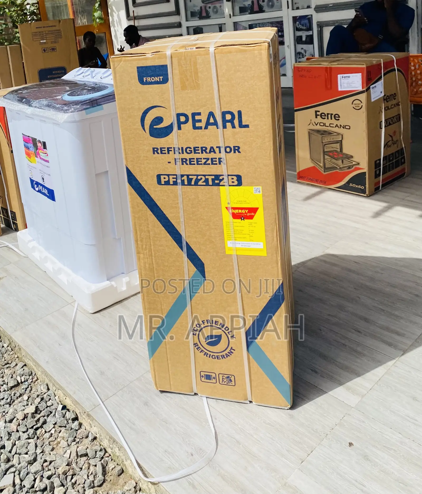 Fast Cooling Pearl Pf-172-2b 2 Door Electric Fridge.