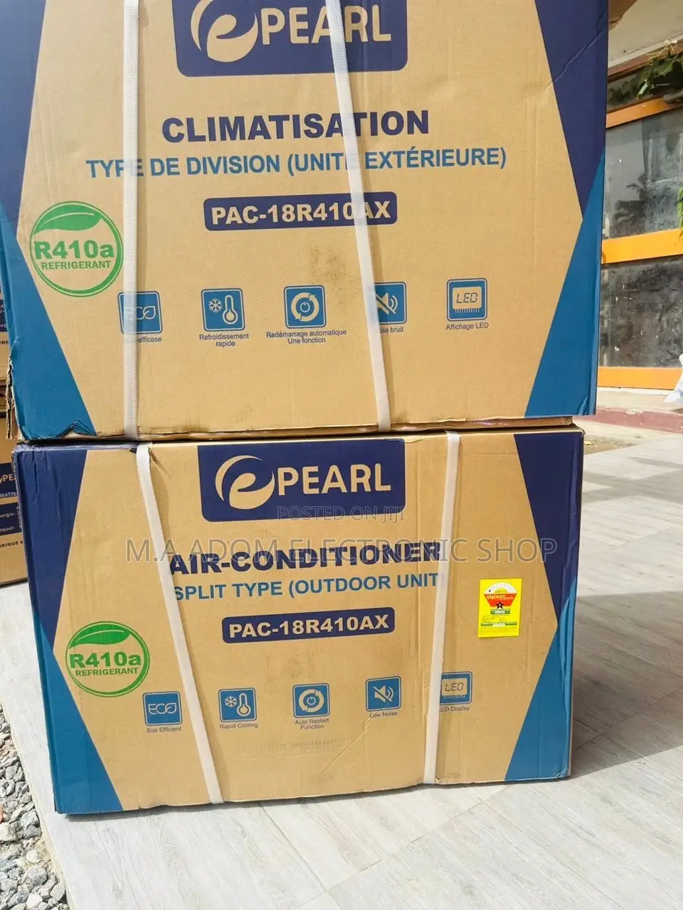 Pearl 1.5hp Split Type Air Conditioner(White)R410.